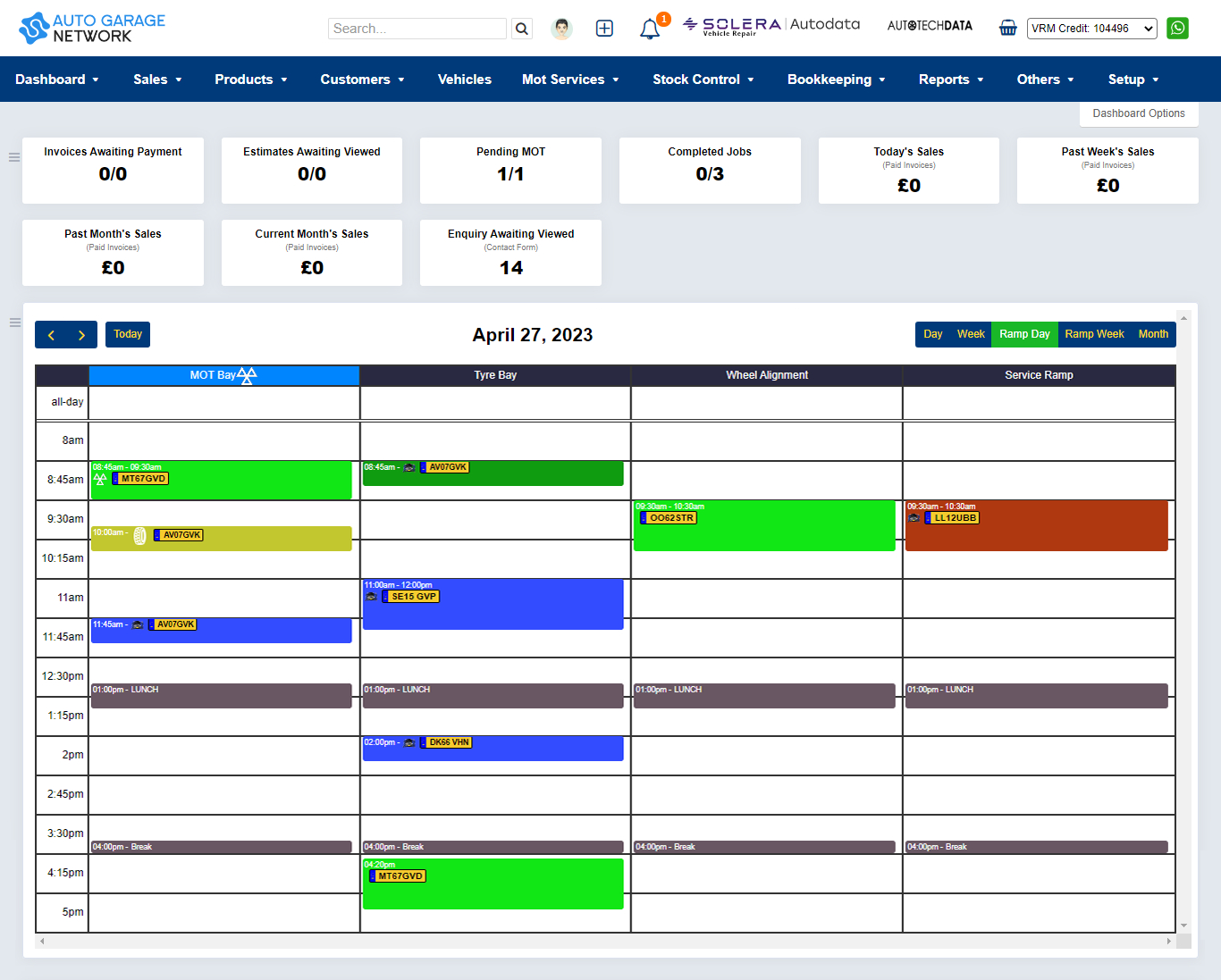 Garage Management Software System